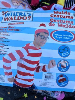 Waldo costume adult M/L