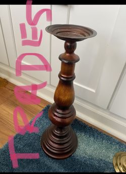 Trades ? 17 inch metal candle holder - candlestick base