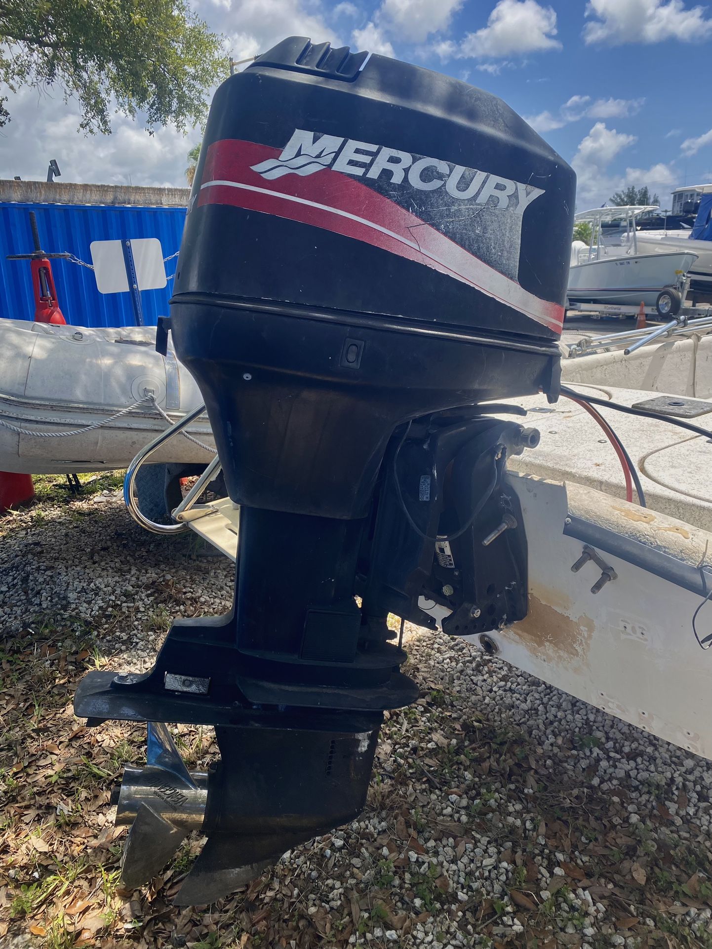 90Hp Mercury 2 Stroke Year 2001 Outboard Motor In Good Running Order