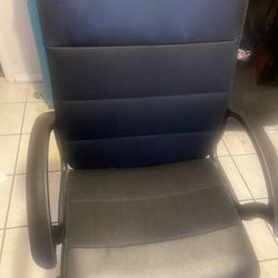 Computer Chair Adjustable Swivel Black