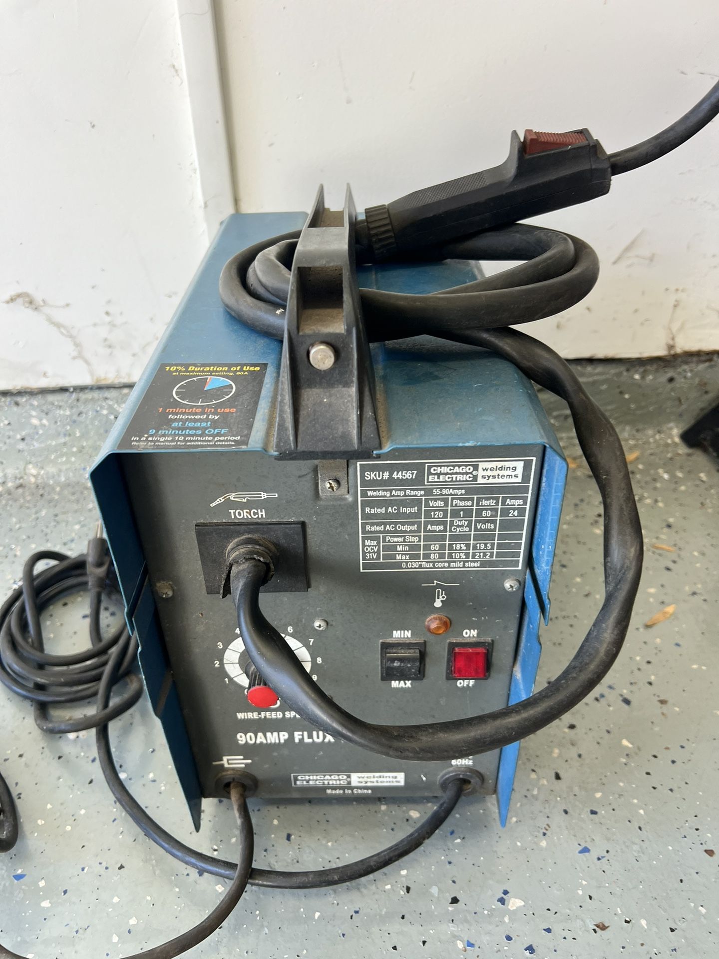 90amp Flux Wire Welder