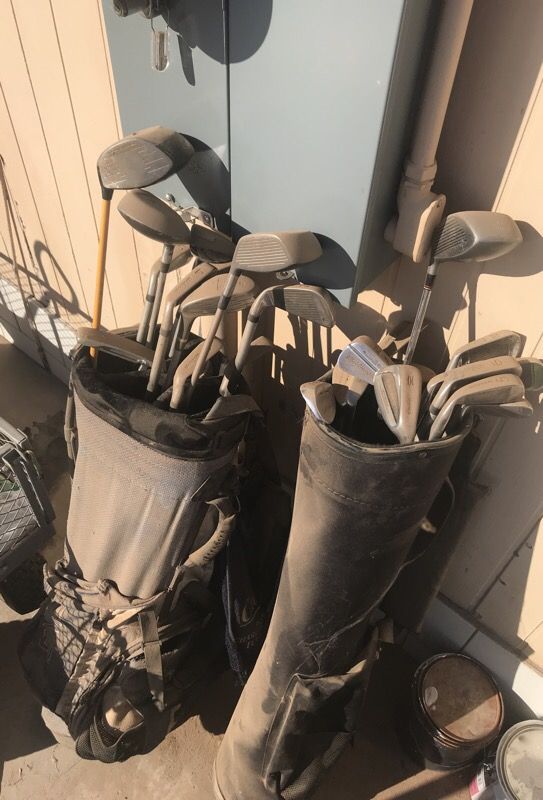 Golf clubs x2 sets