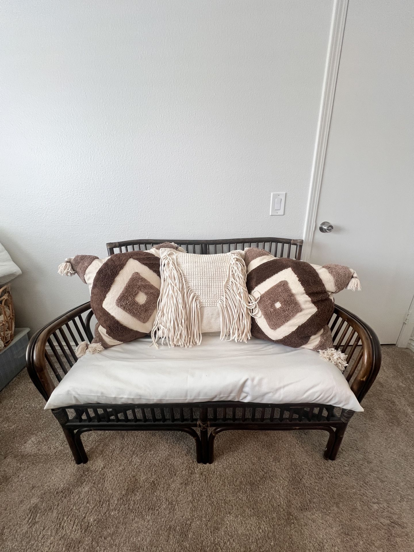 Vintage Bamboo Bench