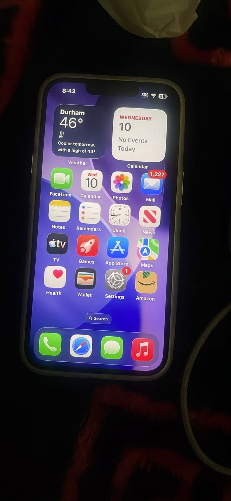 It’s Like New But It How Some Cracks On The Back But Everything Is Good 