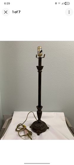 Berman vintage 25" Candlestick Lamp