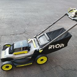Ryobi 40 Volt HP Brushless Self-propelled Lawn Mower Kit Including Battery And Charger 