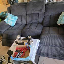 2 Recliner Soft Couch.  