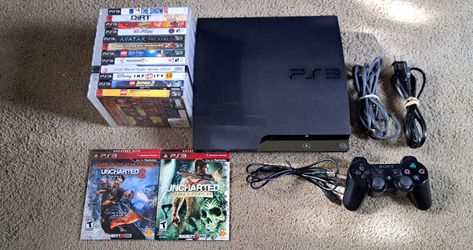 PS3 160GB Console (CECH-2501A) With 14 Games & Controller