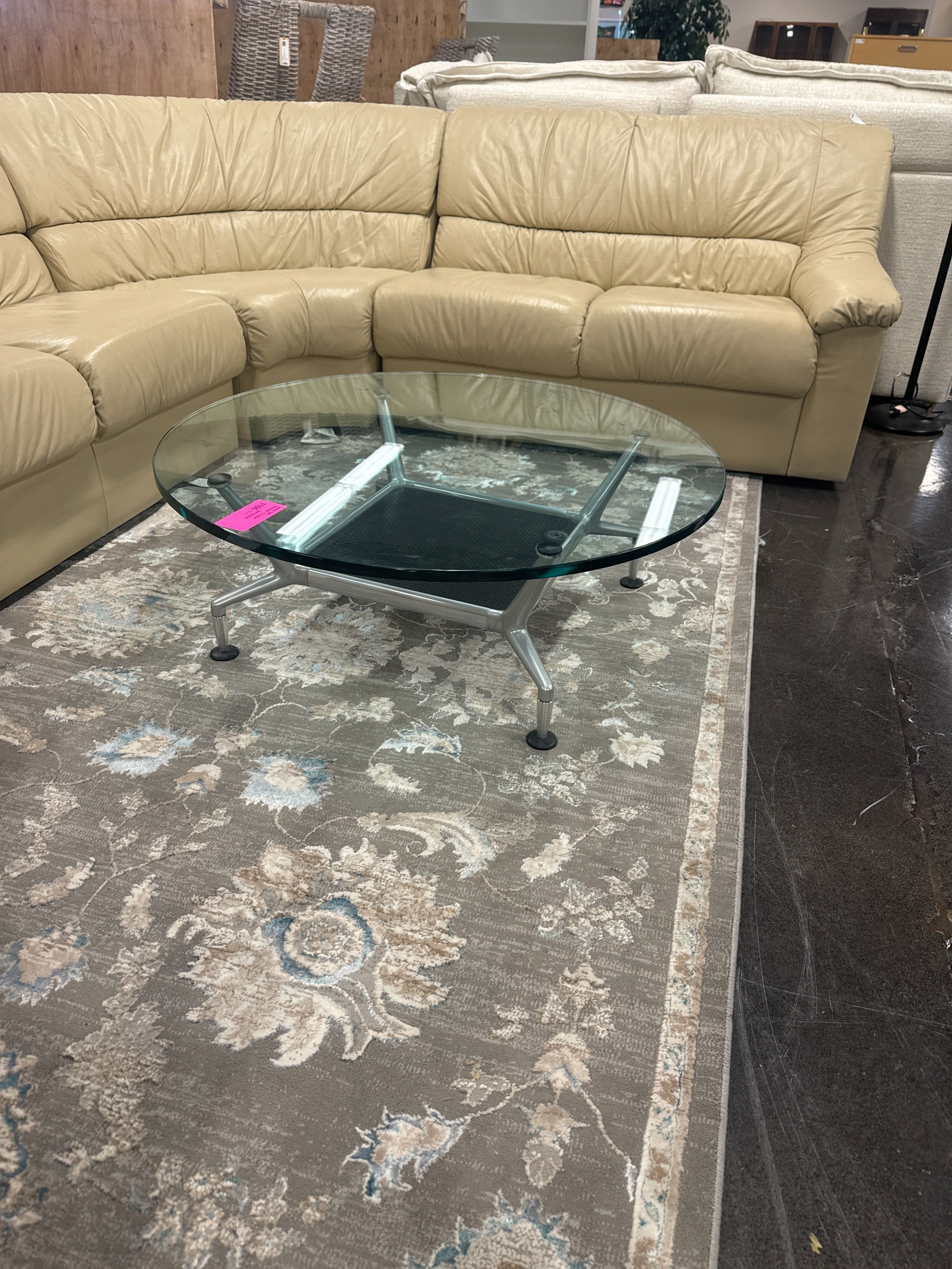 Round Glass Coffee Table
