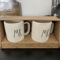 Rae Dunn Just Married Mugs
