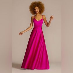 Pink Bridesmaid Dress 