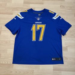 Chargers Los Angeles NFL #17 Philip Rivers Nike Color Rush Jersey Men's Sz XXL