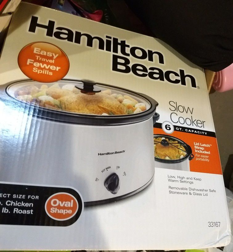 Hamilton Beach slow cooker.