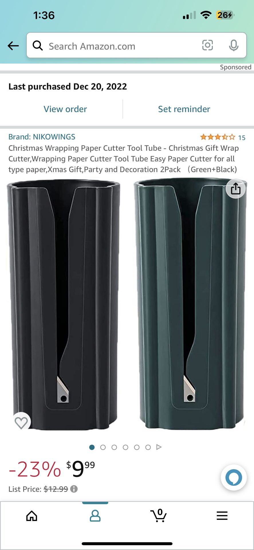 Christmas Wrapping Paper Cutter