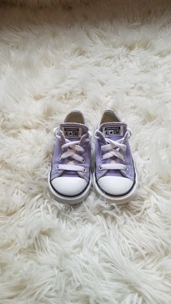 Converse Lavender Shoes size 7 New