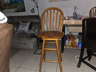 Wooden Bar Stools $ 20 Each Chair $40 Pair