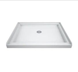 DreamLine
SlimLine 42 in. L x 42 in. W Single Threshold Alcove Shower Pan Base in White with Center Drain