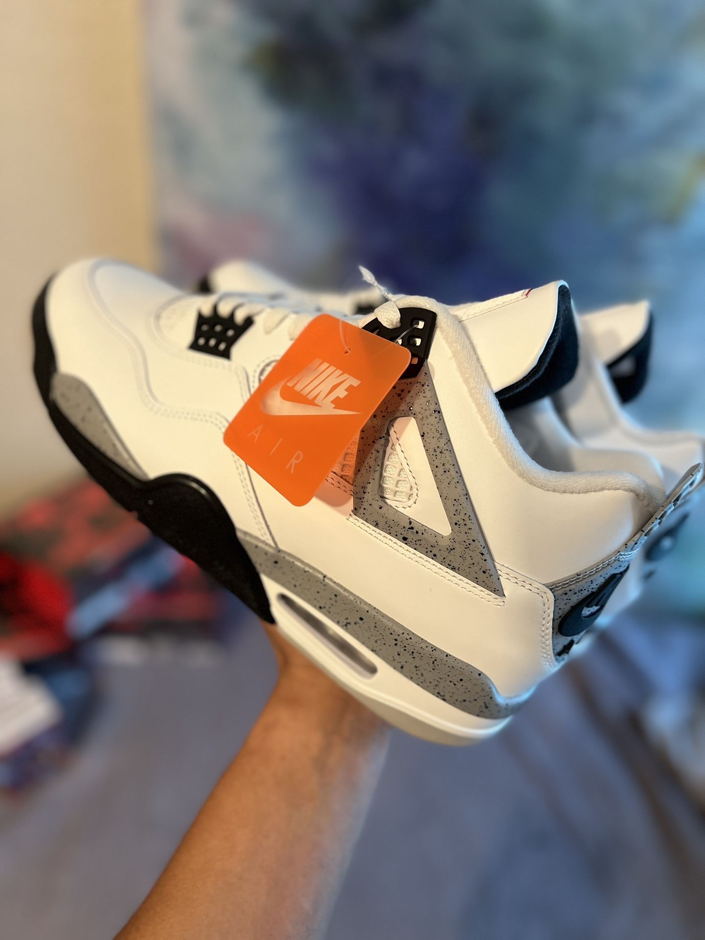 Jordan 4 White Cement Size 12