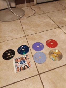 6. Dvds  movies and 1 music cd for free