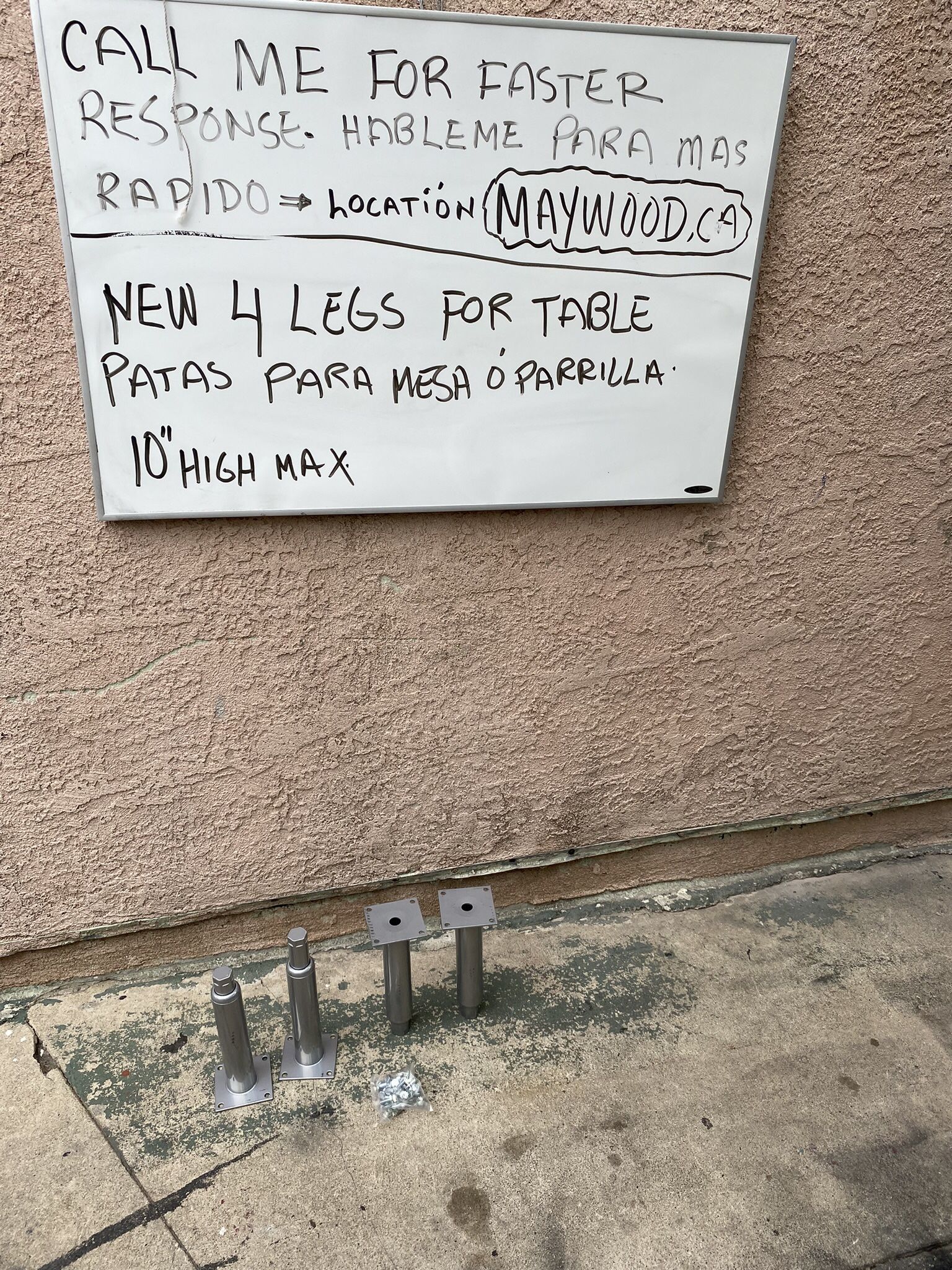 Set Of 4 Furniture Legs