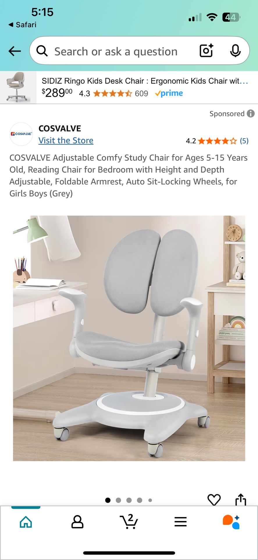 Brand New Unopened - Cosvalve Ergonomic Kids Chair