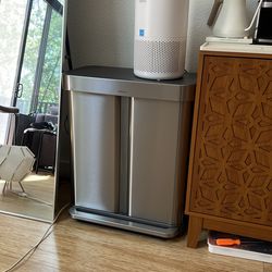 Simple Human Dual Trash Can