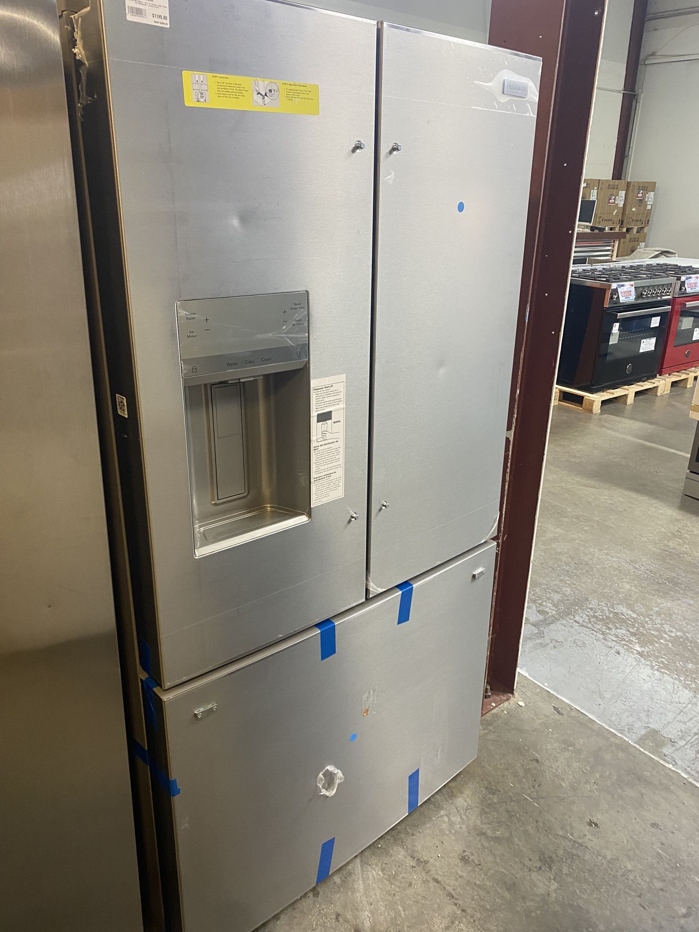 Frigidaire FRFC2323AS 36 Inch Counter Depth French Door Refrigerator with 22.6 Cu. Ft. Capacity