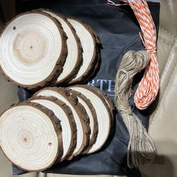 10 Pcs 3.5-4.0 inches Craft Unfinished Wood kit