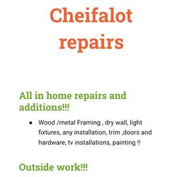 Any Work Needed I Can Get I Done Right Fast And Cheap