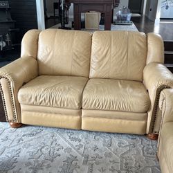 FREE Leather Couch & Loveseat 