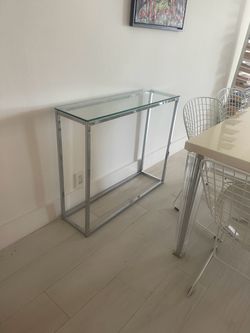 Cb2 small console table - excellent condition