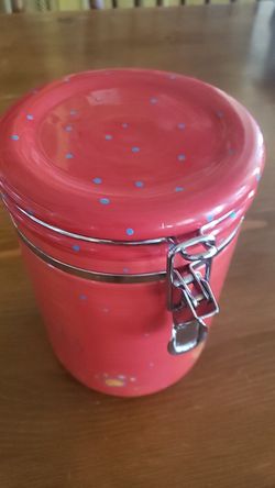 Hand-painted Ironstone Container - Pier 1