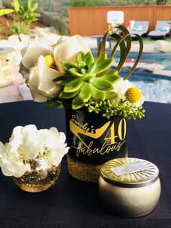 Succulent Flower Arrangements and favors for Wedding Baby Showers Birthdays Any Occasions