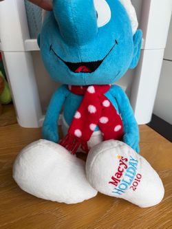 Macy's Holiday 2010 Smurf Plush Toy colección $10 pick up only bonanza and lamb