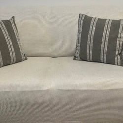 Couch And Love Seat With Covers 