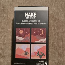 Diamond art coaster kit