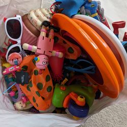 A Bag Full Of Small Toys And Birthday Small  Stuff (New)