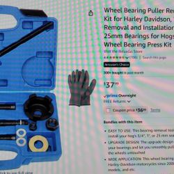 New! Wheel Bearing Puller Removal Motorcycle Tool Kit