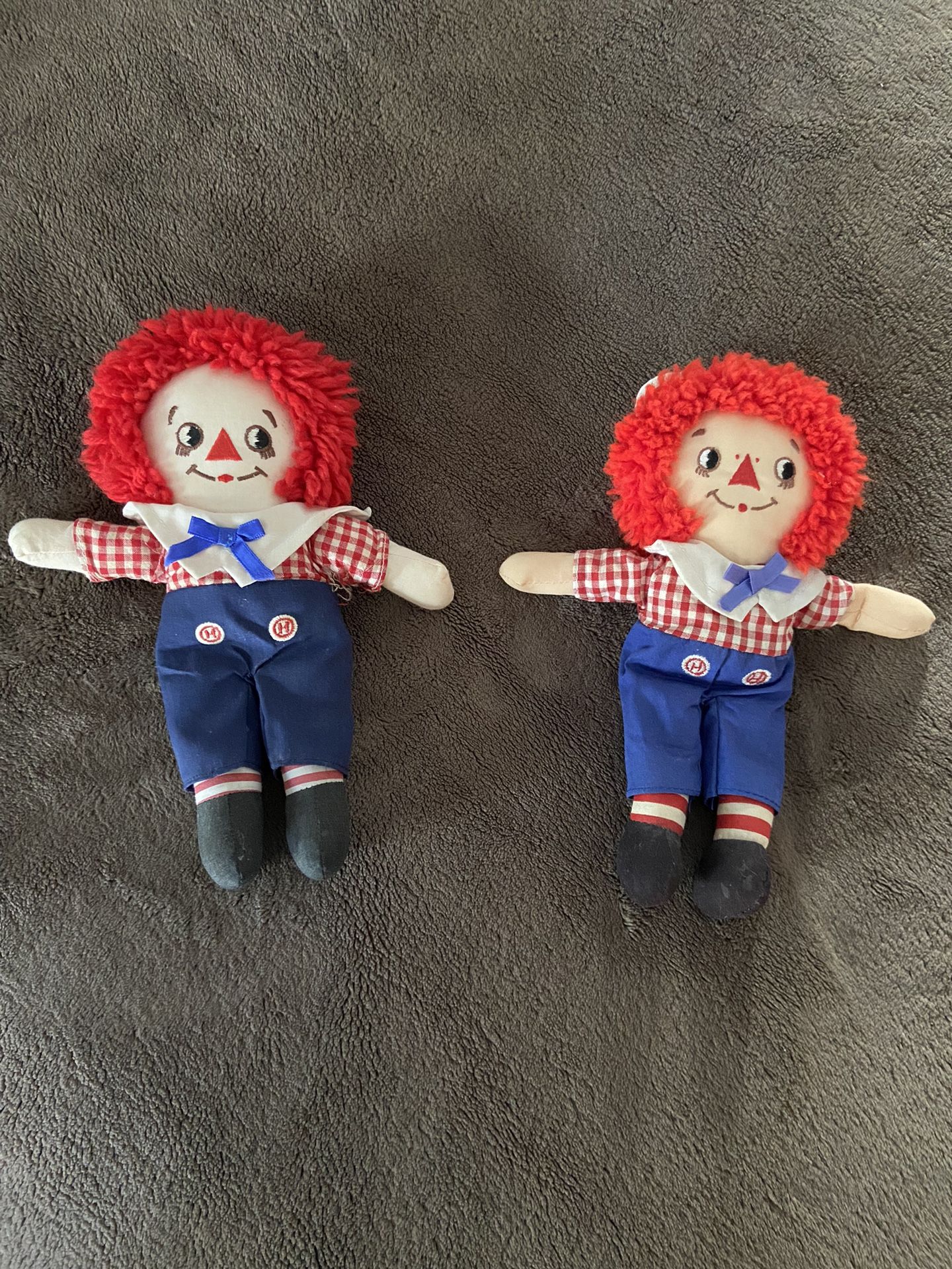 Two 6” Raggedy Andy Dolls By Applause