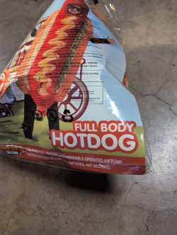 Inflatable Hot Dog Kids Costume