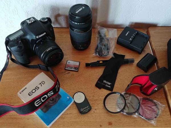 Canon EOS 7d bundle camera lenses accessories