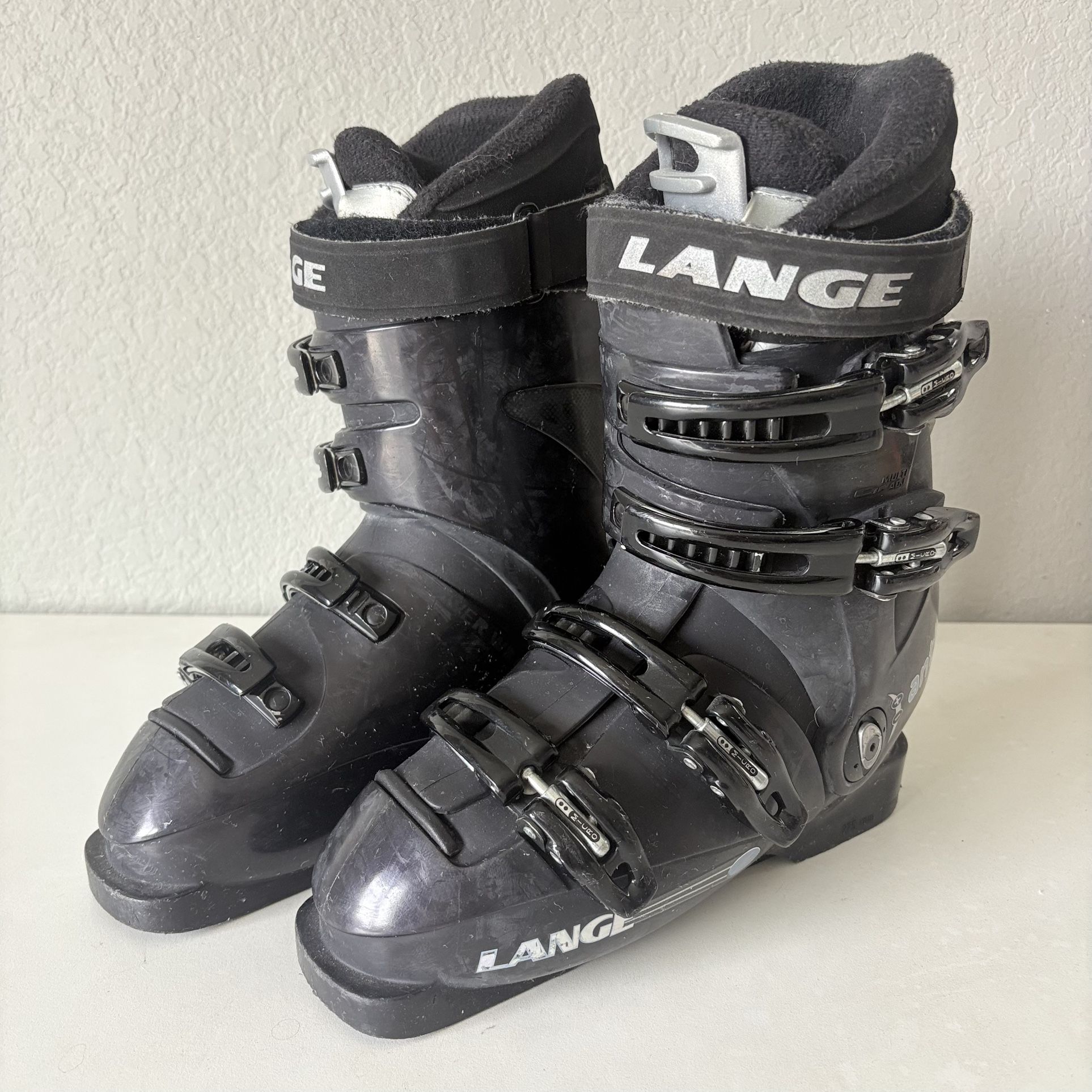 Lange Anthea Black Ski Boots 23.5 275mm Women’s Size 6.5 Made in Italy