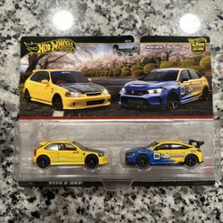 Hot Wheel Honda Spoon Car Culture Set