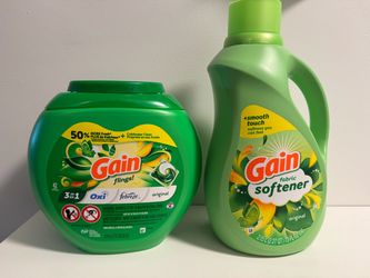 $18 for both Gain Flings Detergent & Fabric Softener Bundle