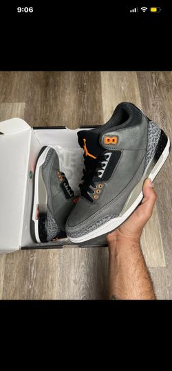 Jordan 3 Retro Fear Pack Sz 8  w/ Box CT8532-080