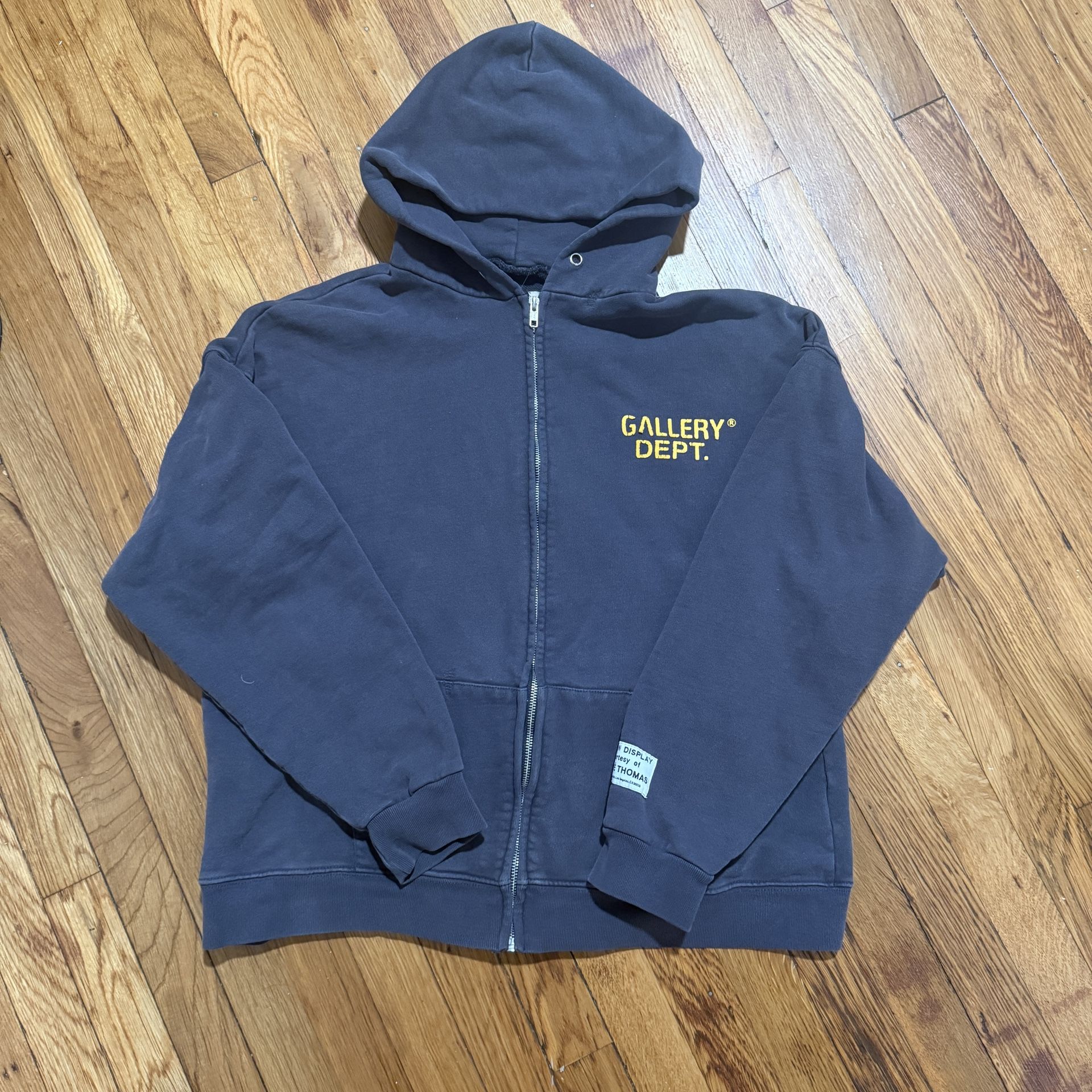 Gallery Dept. Zip Up Hoodie Size M