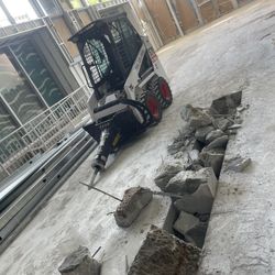 Bobcat And Excavator 