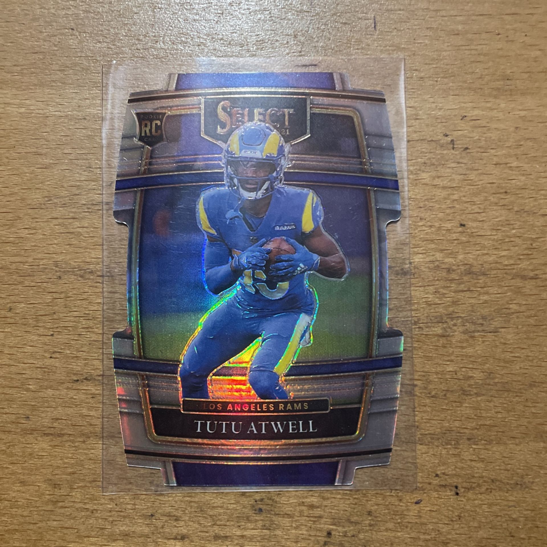2021 SELECT TUTU ATWELL SILVER DIE CUT ROOKIE CARD 