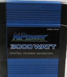 NPower (contact info removed) 3000 Watts Digital Power Inverter