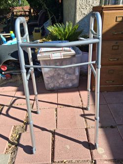 Folding Aluminum Walker with Wheels
